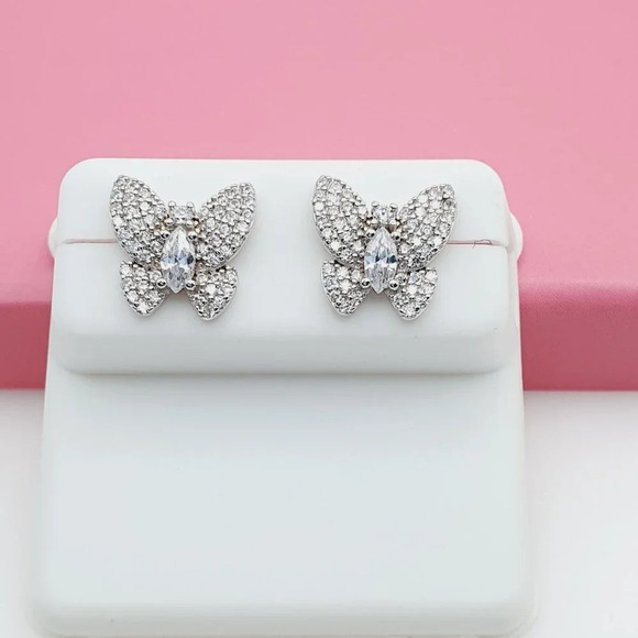 - 925 Sterling Silver Cubic Zirconia Earrings, U19254529 - Picture 7 of 11